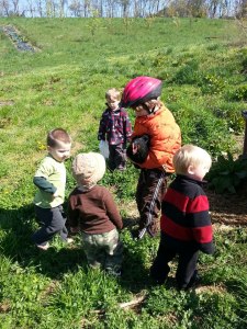 Boys and Chickens 2013 April